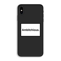 Ambitchious: iPhone XS Max Biologisch afbreekbaar hoesje
