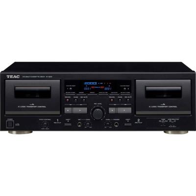 TEAC W-1200 Cassettedeck Zwart