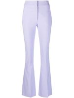 Genny pantalon évasé à taille haute - Violet