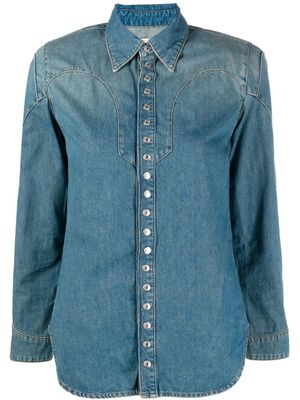Zadig&Voltaire chemise Thelmus en jean à manches longues - Bleu