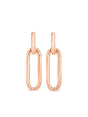 Pragnell boucles d'oreilles pendantes Havana en or rose 18ct