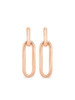 Pragnell boucles d'oreilles pendantes Havana en or rose 18ct