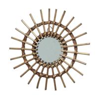 Wandspiegel Decoris Ø 40 cm Natuurlijk