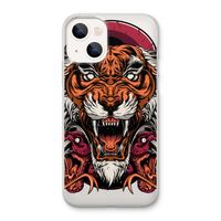 Tiger and Rattlesnakes: iPhone 13 Transparant Hoesje