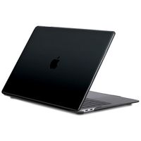 Lunso MacBook Air 13 inch M1 (2020) cover hoes - case - Glanzend Zwart