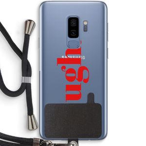 Ugh: Samsung Galaxy S9 Plus Transparant Hoesje met koord