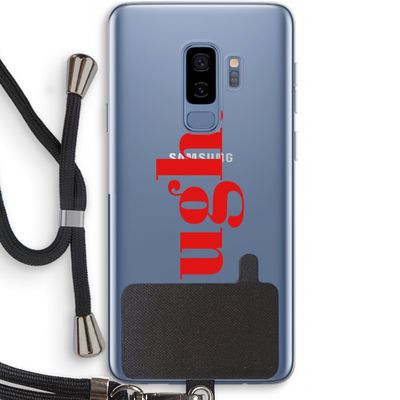 Ugh: Samsung Galaxy S9 Plus Transparant Hoesje met koord