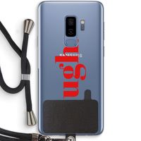 Ugh: Samsung Galaxy S9 Plus Transparant Hoesje met koord Ugh: Samsung Galaxy S9 Plus Transparant Hoesje met koord