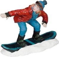Snowboarding man l5,5xb2,5xh5cm - Luville