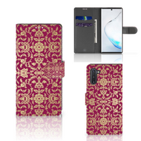 Wallet Case Samsung Galaxy Note 10 Barok Pink - thumbnail