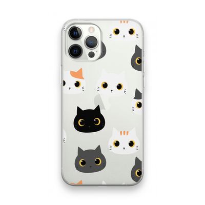 Katten: iPhone 12 Pro Max Transparant Hoesje