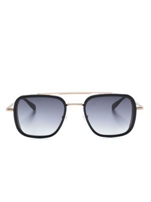 GIGI STUDIOS lunettes de soleil Sifnos à monture pilote - Noir
