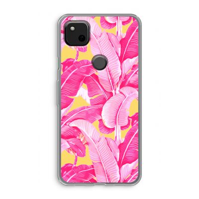 Pink Banana: Google Pixel 4a Transparant Hoesje