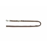 Verstelbare hondenriem Trixie Premium Hazelnoot XS/S