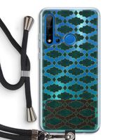 Moroccan tiles: Huawei P20 Lite (2019) Transparant Hoesje met koord