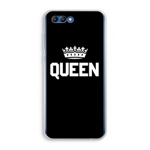 Queen zwart: Honor 10 Transparant Hoesje