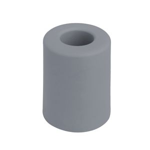 Deurbuffer - deurstopper - grijs - rubber - 50 x 35 mm - schroefbevestiging