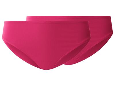 esmara Set van 2 dames onderbroeken (Roze, XS (32/34))