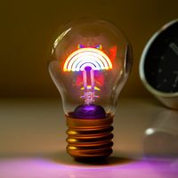 Oplaadbare LED Filament Lamp - Regenboog - thumbnail