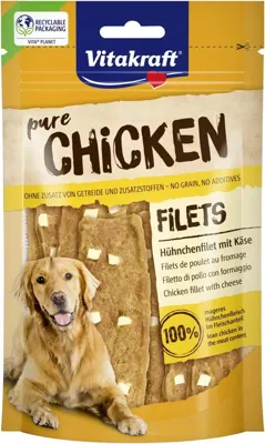 Vitakraft Chicken kipfilets met kaas, 80g