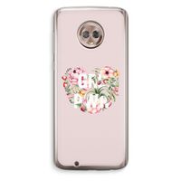 GRL PWR Flower: Motorola Moto G6 Transparant Hoesje