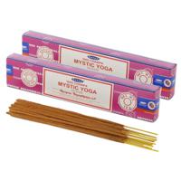 Satya Nag Champa wierrook stokjes Mystic Yoga geur - 30x - Lichaam in balans - Meditatie