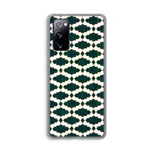 Moroccan tiles: Samsung Galaxy S20 FE / S20 FE 5G Transparant Hoesje