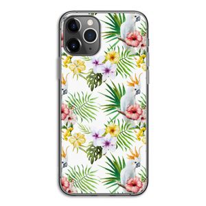 Gele kuif: iPhone 11 Pro Transparant Hoesje
