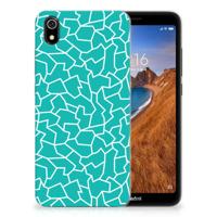 Xiaomi Redmi 7A | Hoesje maken | Cracks Blue