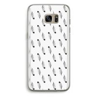 Pluimen: Samsung Galaxy S7 Edge Transparant Hoesje
