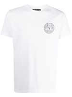 Versace Jeans Couture t-shirt en coton à logo imprimé - Blanc - thumbnail