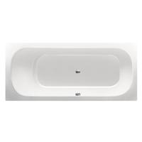Xenz Aruba Ligbad - 180x80x48 - afvoer Midden - acryl - wit 6891-01