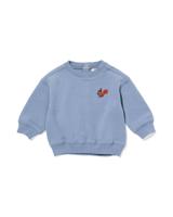 HEMA Babysweater eekhoorn blauw (blauw)
