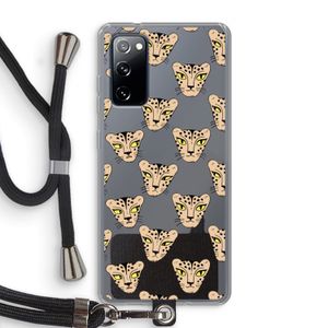 Tijger: Samsung Galaxy S20 FE / S20 FE 5G Transparant Hoesje met koord