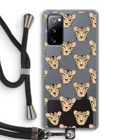 Tijger: Samsung Galaxy S20 FE / S20 FE 5G Transparant Hoesje met koord