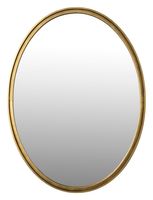 ZILT Ovale Spiegel 'Larrys' 80 x 60cm, kleur Antique Brass