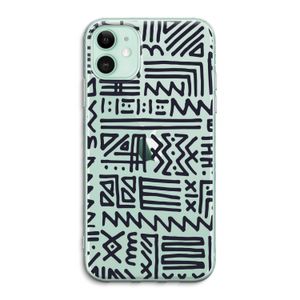 Marrakech print: iPhone 11 Transparant Hoesje