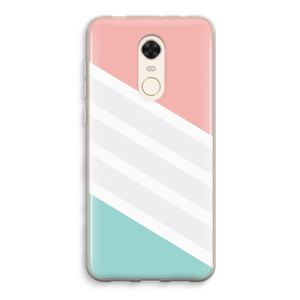 Strepen pastel: Xiaomi Redmi 5 Transparant Hoesje