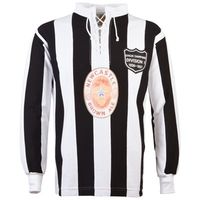 Newcastle United Retro Voetbalshirt Brown Ale 80 Year Celebration - thumbnail