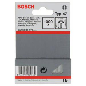 Tackerspijkers type 47, 1,8 x 1,27 x 16 mm 1000 stuk(s) Bosch Accessories 1609200376 Afm. (l x b) 16 mm x 1.8 mm