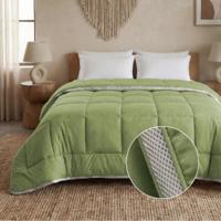 Sale: -43% | Wasbaar Lazy Dekbed Zonder Overtrek - Zonder Overtrek - 3D Air - Groen - Dekbed-Discounter.nl