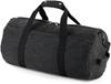 Atlantis BG655 Vintage Canvas Barrel Bag - Vintage-Black - 49 x 28 x 28 cm