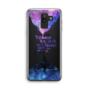 Stars quote: Samsung Galaxy J8 (2018) Transparant Hoesje