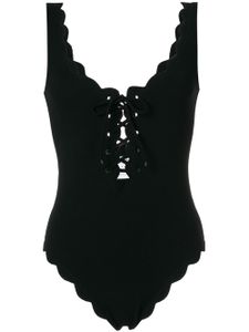 Marysia maillot de bain à détail de laçage - Noir