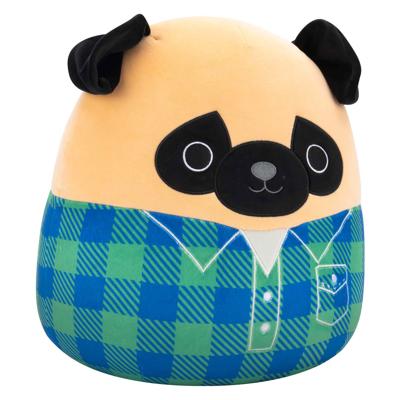 Squishmallows knuffel pluche - prince mopshond, 30cm
