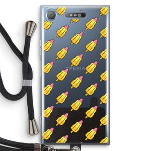 Waterijsjes: Sony Xperia XZ1 Transparant Hoesje met koord