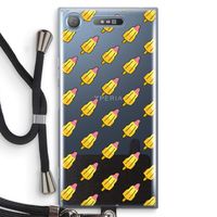 Waterijsjes: Sony Xperia XZ1 Transparant Hoesje met koord