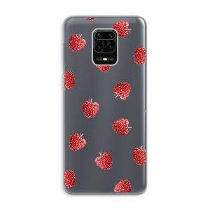 Framboosjes: Xiaomi Redmi Note 9 Pro Transparant Hoesje