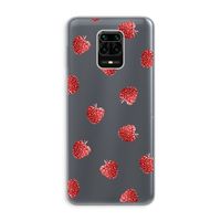 Framboosjes: Xiaomi Redmi Note 9 Pro Transparant Hoesje