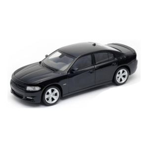 Modelauto Dodge Charger R/T 2016 zwart schaal 1:24/21 x 8 x 6 cm   -